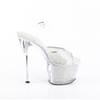 Pleaser - SKY308PREMRSNT Sandaal met enkelband - Zilverkleurig Product image